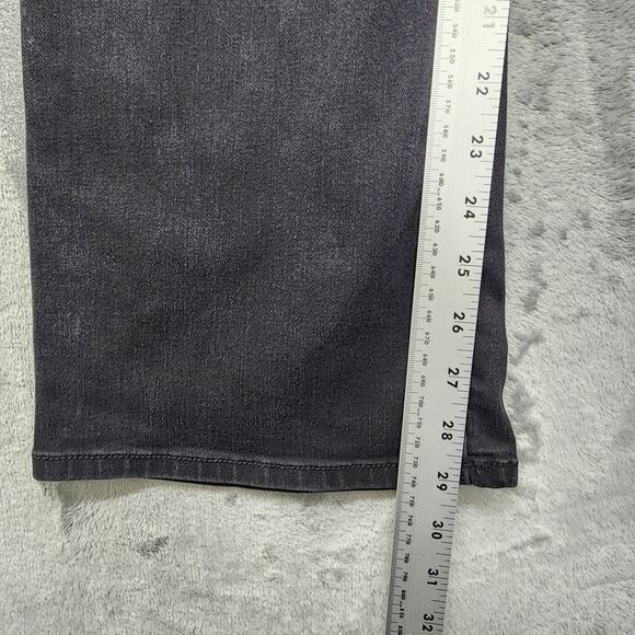 Lee Jeans Womens 14P PETITE Black Regular Fit Boot Cut Mid Rise Stretch Denim - Picture 13 of 15